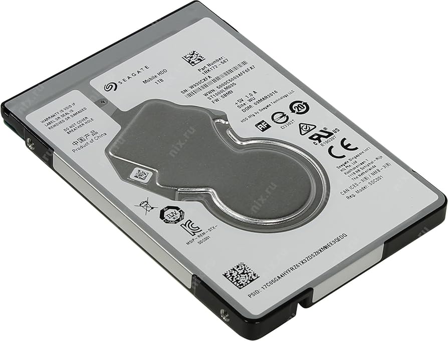 Seagate ST1000LM035 – 1TB 2.5" SATA Hard Drive | 5400 RPM | Used, Tested, Formatted