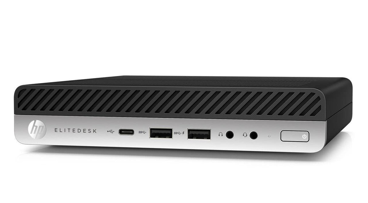 HP EliteDesk 800 G4 Mini PC de bureau Core i7-8700T 16 Go 256 SSD Windows 11 Pro Reconditionné