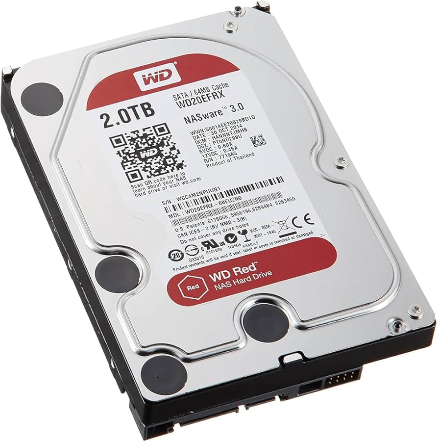 WD Red NAS 2TB WD20EFRX 3.5 SATA III hard drive used tested Begin Montréal fast shipping refurbished laptop desktop computer