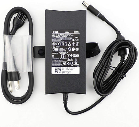 Genuine Dell 130W AC Adapter (DA130PE1-00).  Dell 130W 19.5V 6.7A 7.4*5.0  Laptop Charger AC Adapter with Power Cord