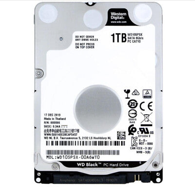 1TB 2.5" SATA HDD - Tested & Working (Mixed Brands)