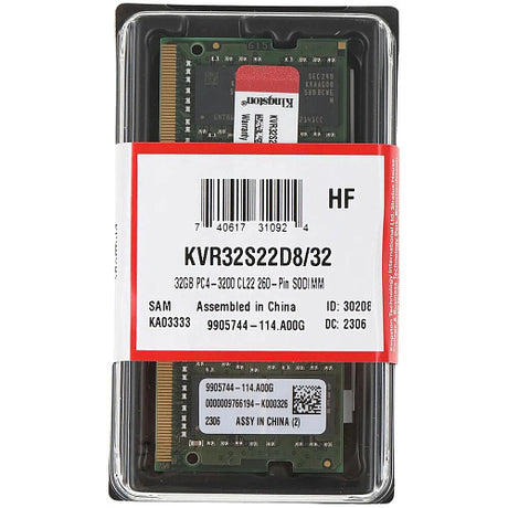 Begin Montréal fast shipping refurbished laptop desktop computer – Kingston 32GB DDR4 3200MHz SODIMM RAM KVR32S22D8/32