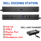 Dell USB-C Docking Station WD19 K20A – Refurbished | 130W Power Delivery | Fast Shipping Across Canada