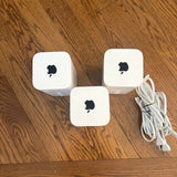 Lot Of 3 Apple AirPort Extreme 6th gen A1521 EMC 2703 WiFi Router 802.11ac for Macbooks and iMacs