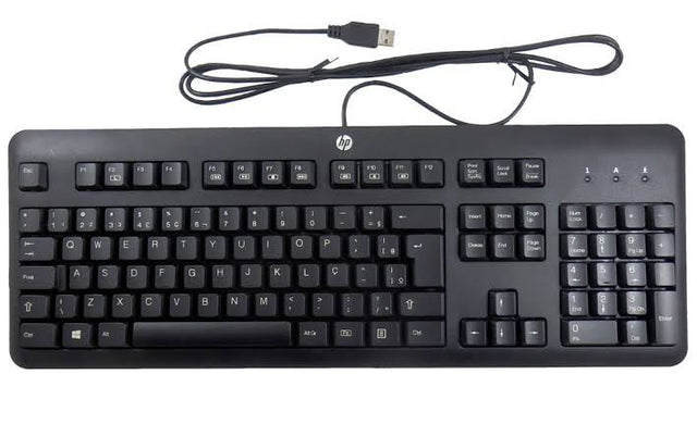New HP KB57211 FC French Canadian USB keyboard with full-size layout and numeric keypad. Ideal for Quebec offices, home use, and businesses. Fast shipping Canada
