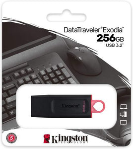 Kingston DataTraveler Exodia 256 GB USB 3.2 Flash Drive DTX/256GB