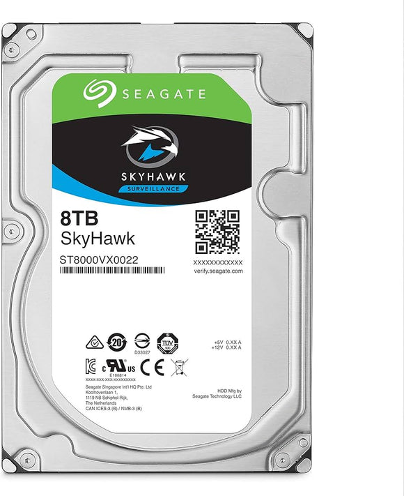 Seagate SkyHawk Surveillance 8TB SATA 6Gb/s 256MB Hard Drive ST8000VX0022