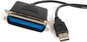 6 ft USB to Parallel Printer Adapter - M/M StarTech.com 6 ft. (1.8 m) USB to Parallel Port Adapter - IEEE-1284 - Male/Male - USB to Centronics Cable (ICUSB1284)