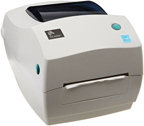 Zebra GC420t direct thermal and thermal transfer label printer. Refurbished and tested, ideal for shipping, inventory, barcode and retail labels.