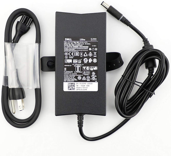 Dell 130W 19.5V 6.7A 7.4*5.0  Laptop Charger AC Adapter with Power Cord