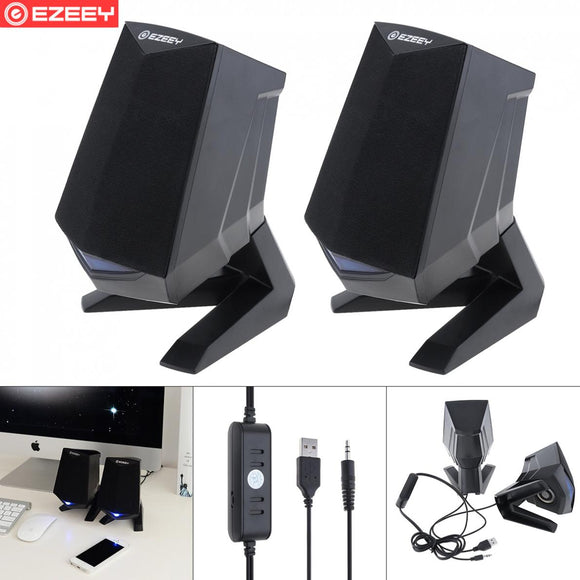 GAMER Speakers EZEEY A4 Black Samurai  Desktop Laptop Speaker