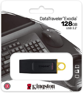 Clé USB 3.2 Kingston DataTraveler Exodia 128 Go DTX/128 Go
